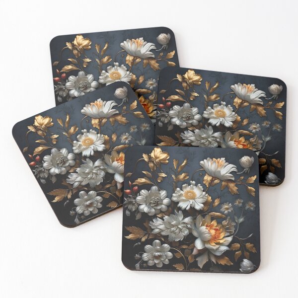 Item preview, Bohemian Vintage Luxury Flowers | Modern Floral Boho Artistic Luxe Free-spirited Gardens designed and sold by Bored Elon.