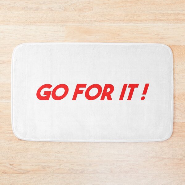 Item preview, Go For It ! | Motivational & Inspirational Typography Statement Quote designed and sold by MotivationSpark.