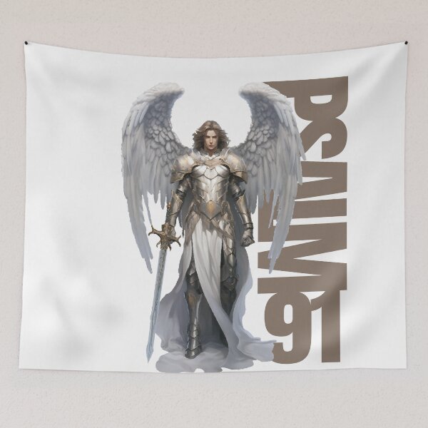 Item preview, "Guardian of Light: Archangel Michael Embodying Psalm 91 ?️✨" designed and sold by KEN1ART.