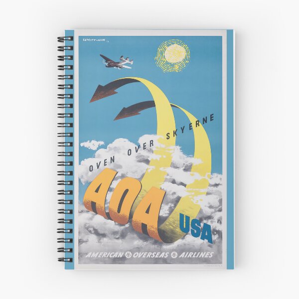Item preview, American Overseas Airlines: Vintage Aviation Poster Celebrating Transatlantic Travel designed and sold by PosterForever.
