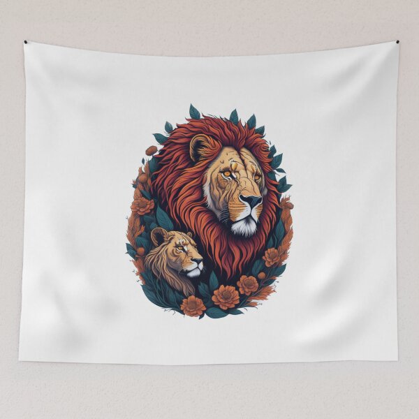 Item preview, Lion And Lioness designed and sold by Totaghyr.
