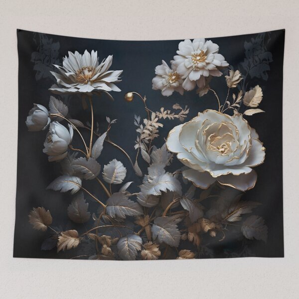 Item preview, Bohemian Vintage Luxury Flowers | Modern Floral Boho Bohemian Bouquets designed and sold by Bored Elon.