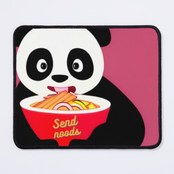Item preview, Send noods panda eating ramen designed and sold by OfficeDoodler.