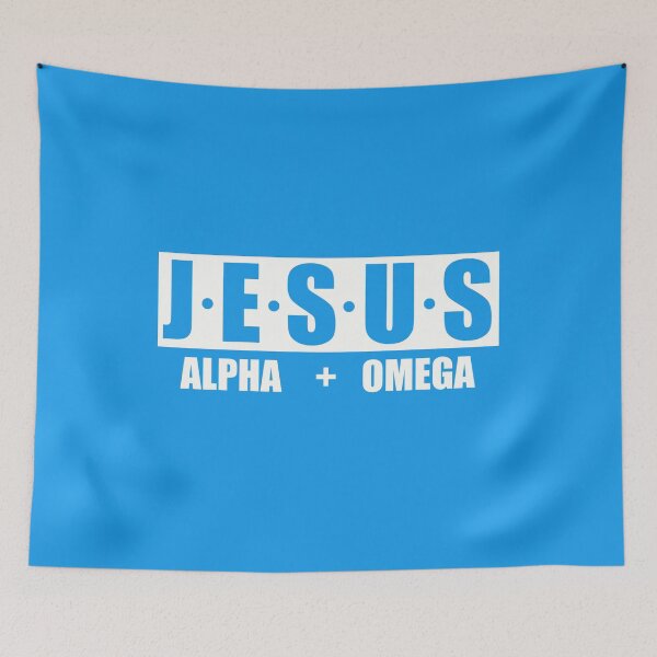 Artikelvorschau, Jesus Alpha und Omega entworfen und verkauft von NewFaithApparel.