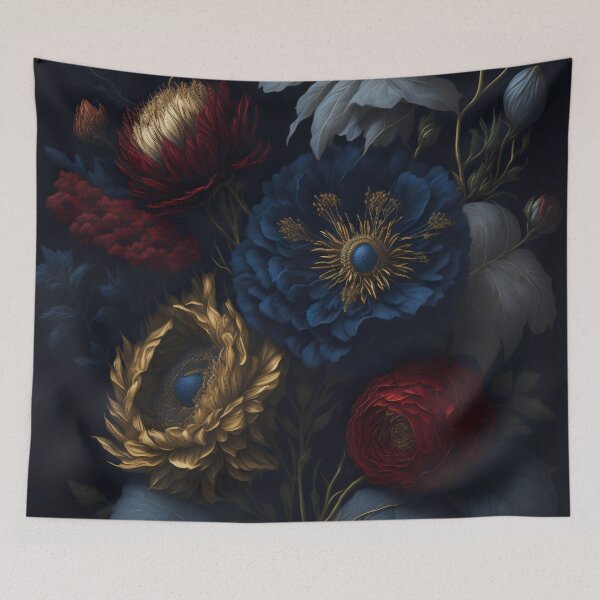 Item preview, Bohemian Vintage Luxury Flowers | Modern Floral Boho Bohemian Garden Haven designed and sold by Bored Elon.