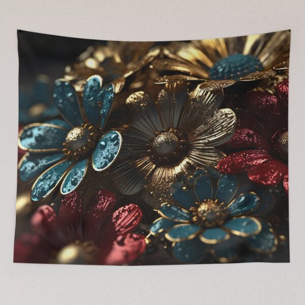 Item preview, Bohemian Vintage Luxury Flowers | Modern Floral Boho Bohemian Meadow Symphony designed and sold by Bored Elon.