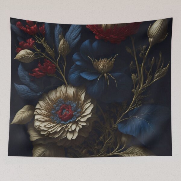 Item preview, Bohemian Vintage Luxury Flowers | Modern Floral Boho Blooms designed and sold by Bored Elon.