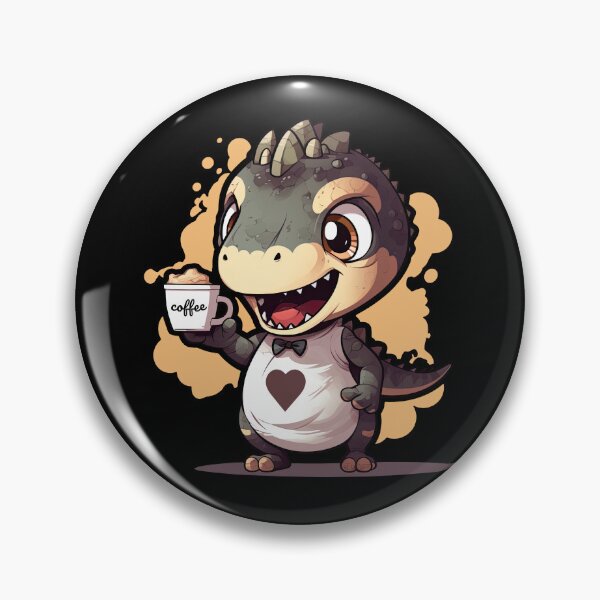 Item preview, Dinosaur Coffee Lover designed and sold by NBazilenco.