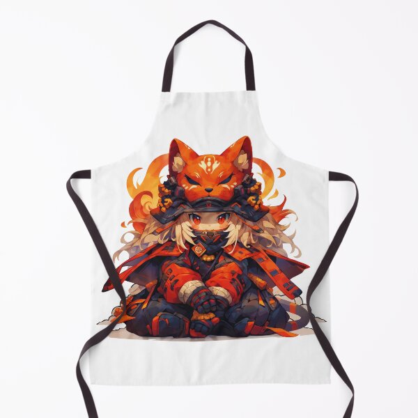 Item preview, Fiery Furimurai designed and sold by Chibi Cat Art Corner.