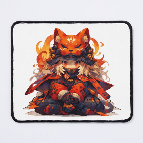 Item preview, Fiery Furimurai designed and sold by Chibi Cat Art Corner.