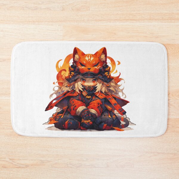 Item preview, Fiery Furimurai designed and sold by Chibi Cat Art Corner.