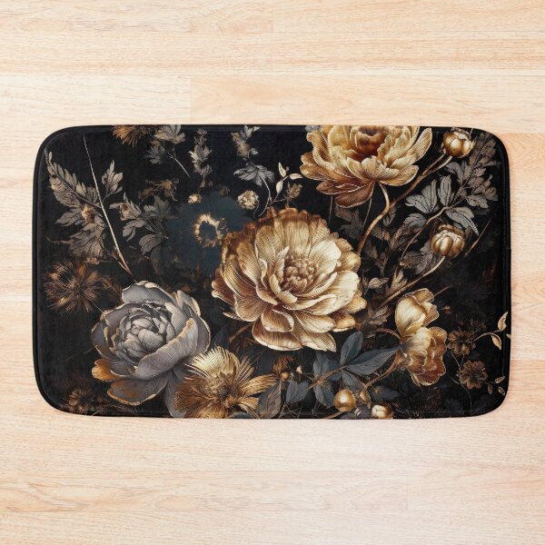 Item preview, Bohemian Vintage Luxury Flowers | Modern Golden Floral Boho Chic Blooms designed and sold by Bored Elon.