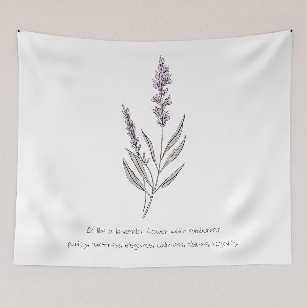 Item preview, Lavender illustrations and phrases designed and sold by Flower-Tree.