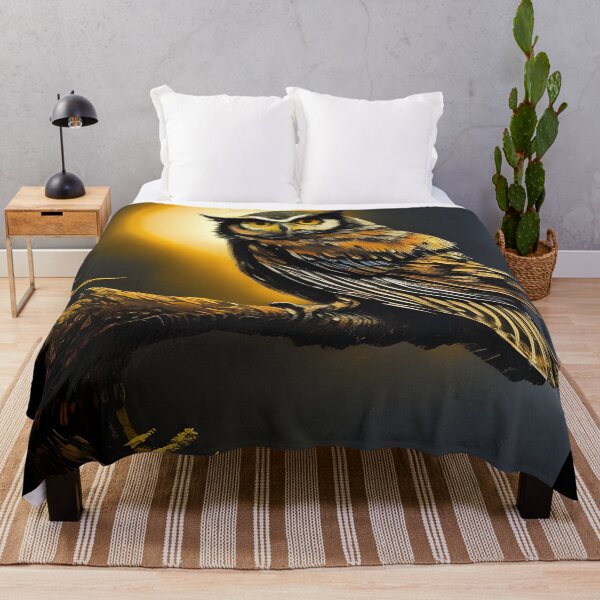 Item preview, Dark Charcoal Brown Owl, Ai Generated Art  designed and sold by ACC .