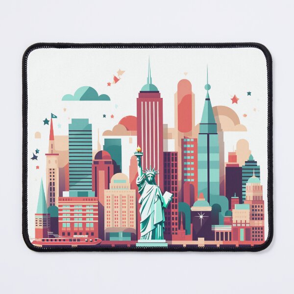 Item preview, vector flat design NYC designed and sold by The Blue Foo.