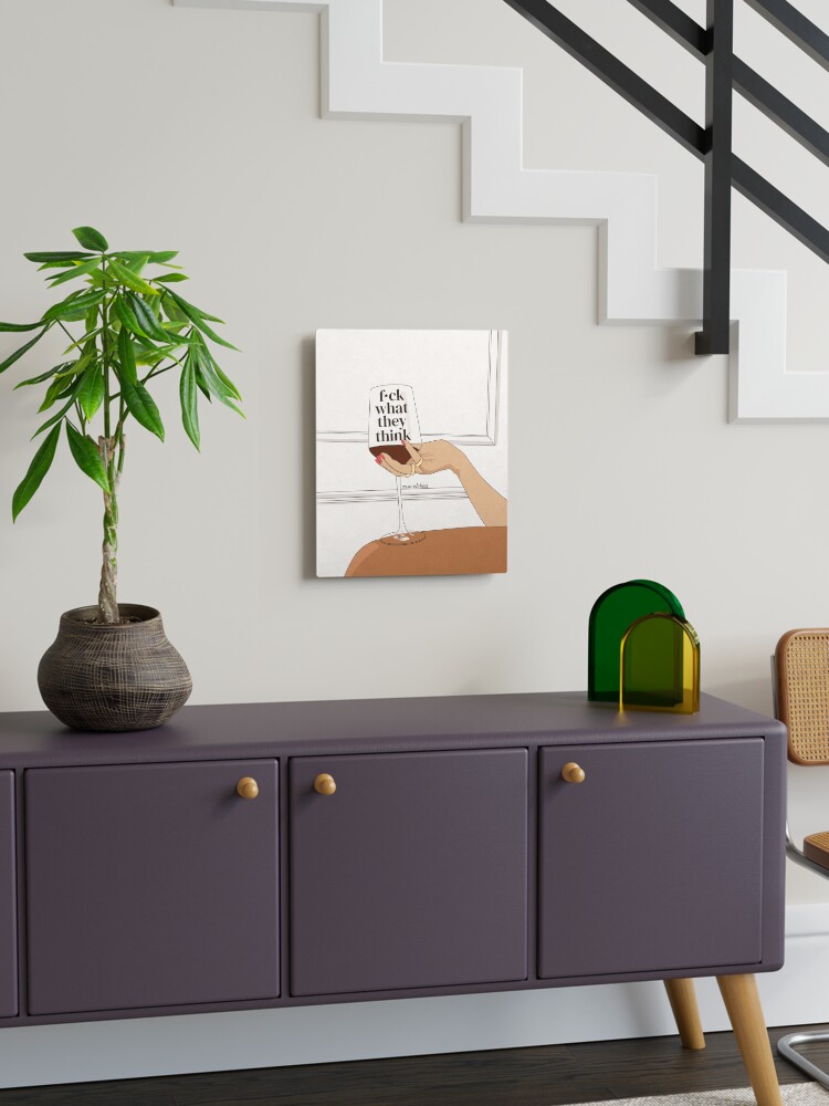 Thumbnail 1 of 6, Mounted Print, What they think by Sasa Elebea designed and sold by Sabrina Brugmann.