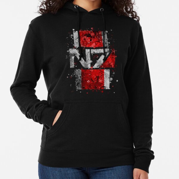 Mass Effect N7 Splatter Lightweight Hoodie