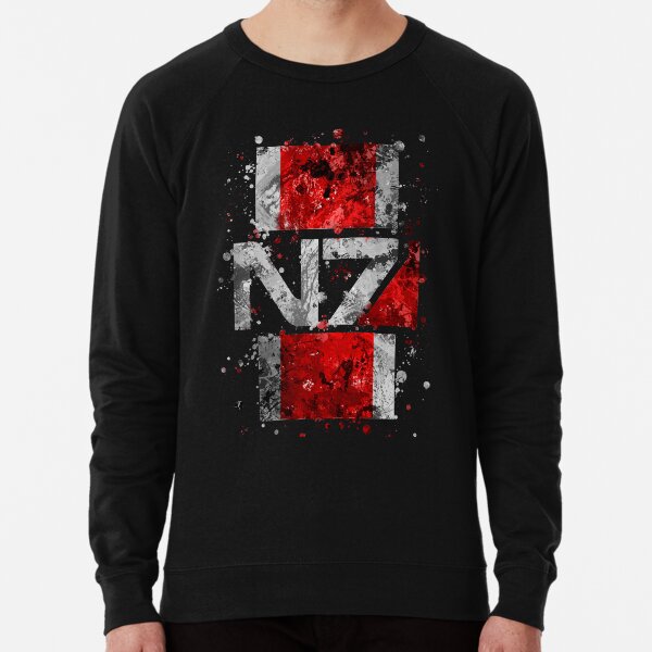 Mass Effect N7 Splatter Lightweight Sweatshirt