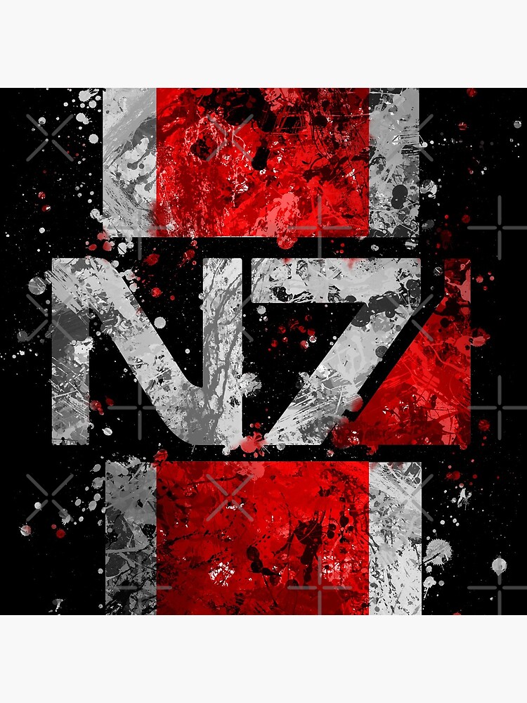 Mass Effect N7 Splatter by jsumm52