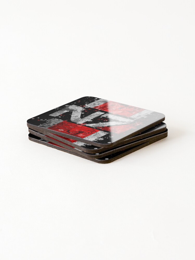 Alternate view of Mass Effect N7 Splatter Coasters (Set of 4)