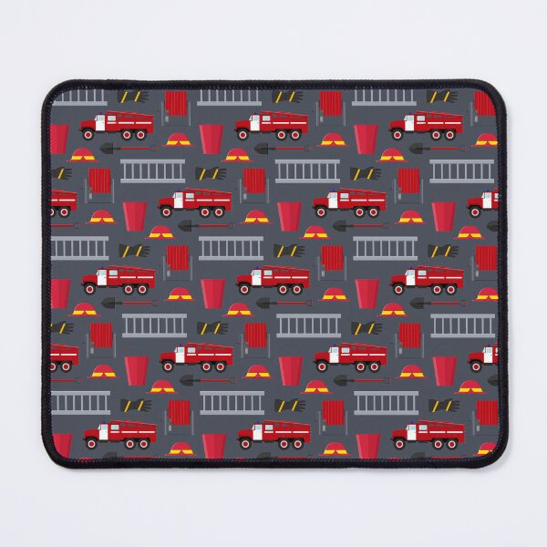 Item preview, Fire Truck Firefighter Design Pattern designed and sold by Kriengsaktalek.