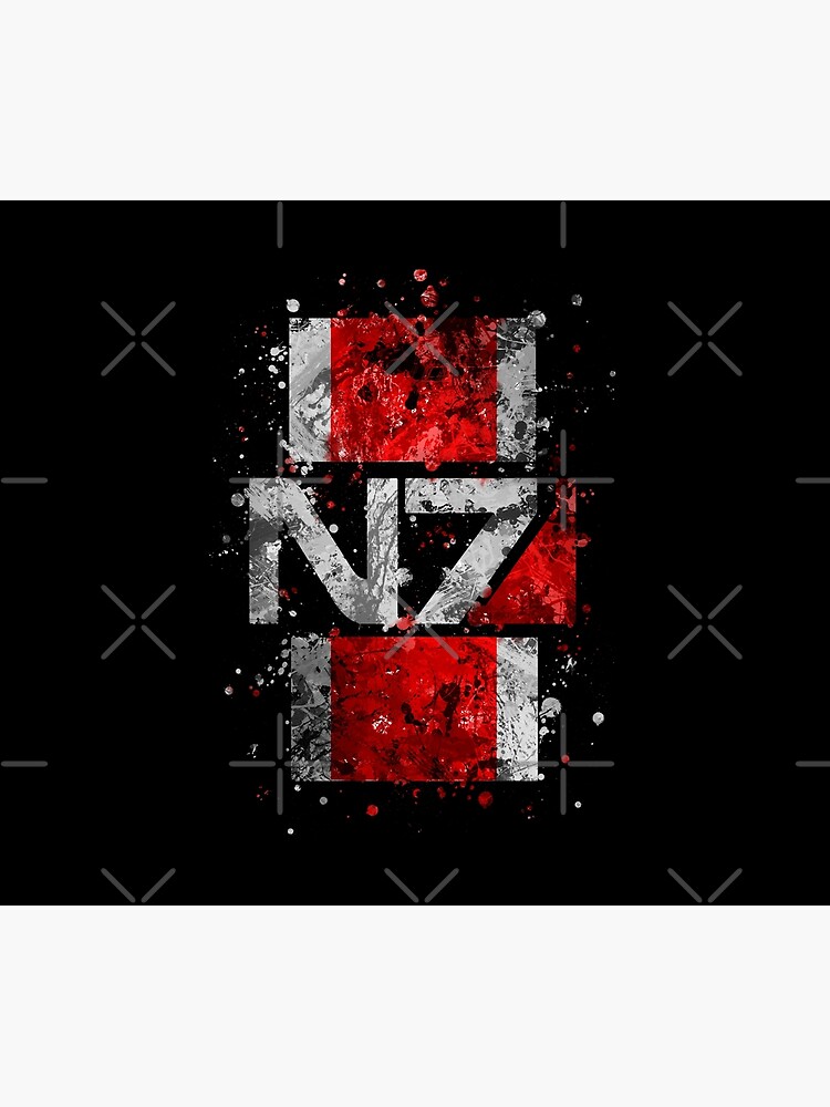 Mass Effect N7 Splatter by jsumm52