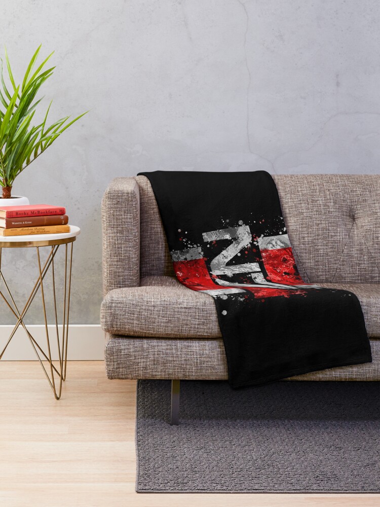 Alternate view of Mass Effect N7 Splatter Throw Blanket