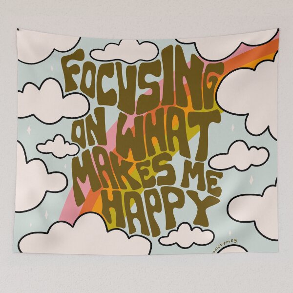 Item preview, Focusing on What Makes Me Happy designed and sold by doodlebymeg.