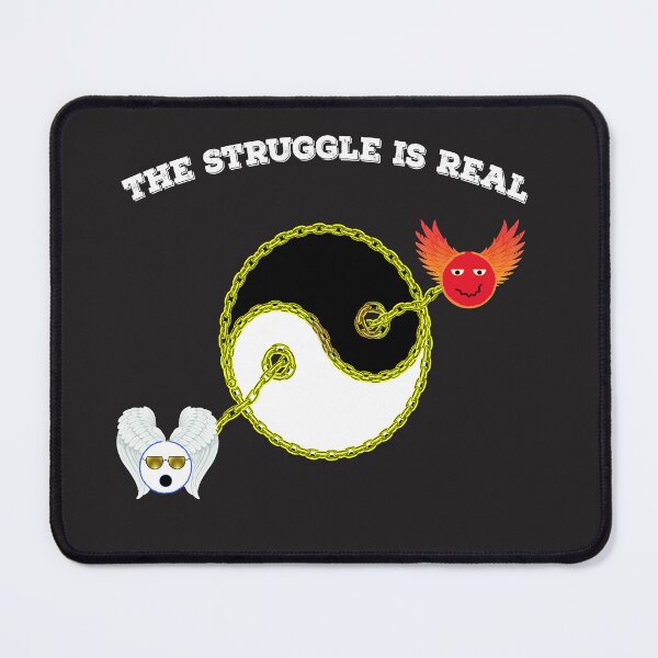 Item preview, The Struggle is Real - Black designed and sold by Twisted-Teeze.