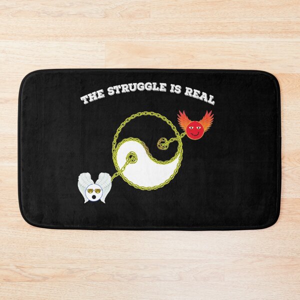 Item preview, The Struggle is Real - Black designed and sold by Twisted-Teeze.
