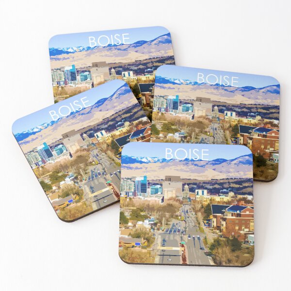 Item preview, Boise, Idaho, USA, City Print designed and sold by summattodraw.