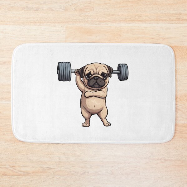 Item preview, Pug Weightlifting designed and sold by lavroshh.