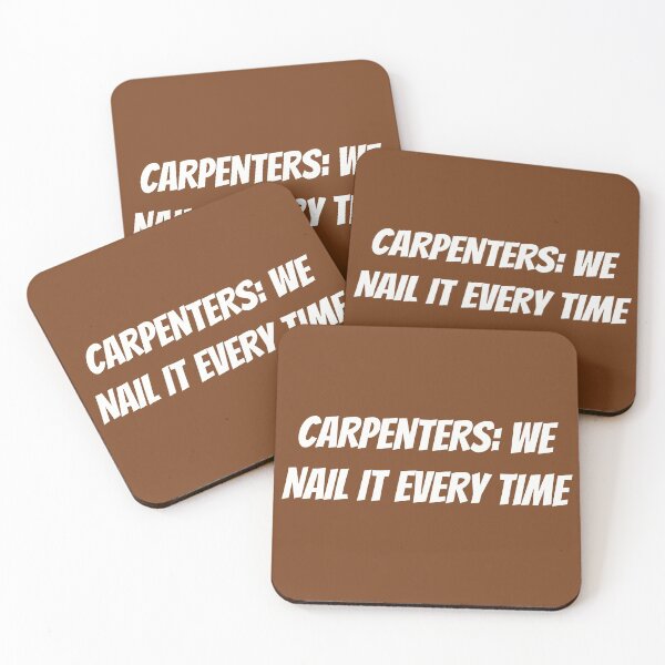 Item preview, Carpenters: We Nail It Every Time  | Funny Carpenter Shirt designed and sold by TshirtWing.