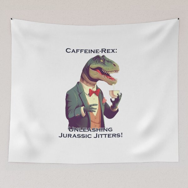 Item preview, Caffeine-Rex - Unleashing Jurassic Jitters designed and sold by heringa.