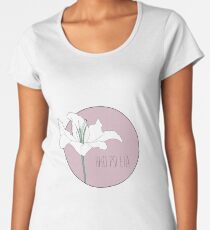 Rho Psi Eta Lily - Dusty Pink Women's Premium T-Shirt