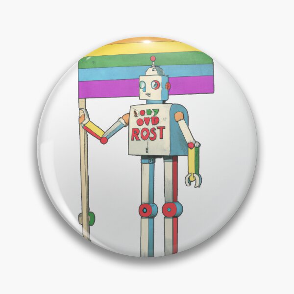 Item preview, Even robots love being queer designed and sold by Adam Botha.