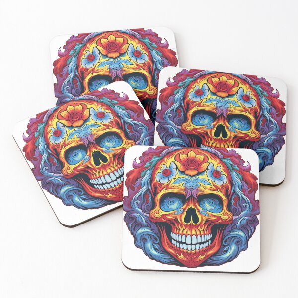 Item preview, Duality Dance - Flower Skull designed and sold by Jarid Winters.