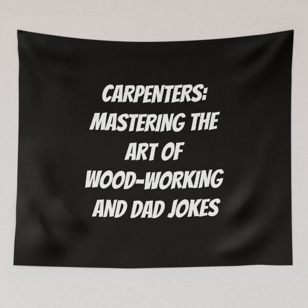 Item preview, Carpenters: Mastering the Art of Woodworking and Dad Jokes | Funny Carpenter Shirt designed and sold by TshirtWing.