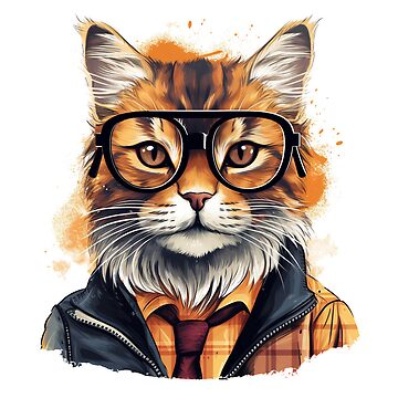 Cat therian, Gray cat Poster for Sale by HugoArtistic
