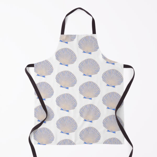 Item preview, Blue and tan clam shell designed and sold by Allie Rockhill.