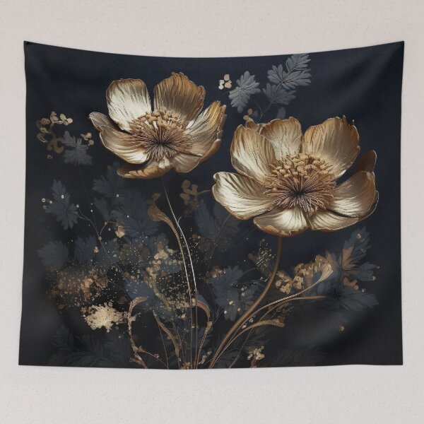 Item preview, Bohemian Vintage Luxury Flowers | Modern Floral Boho Eclectic Garden Whispers designed and sold by Bored Elon.