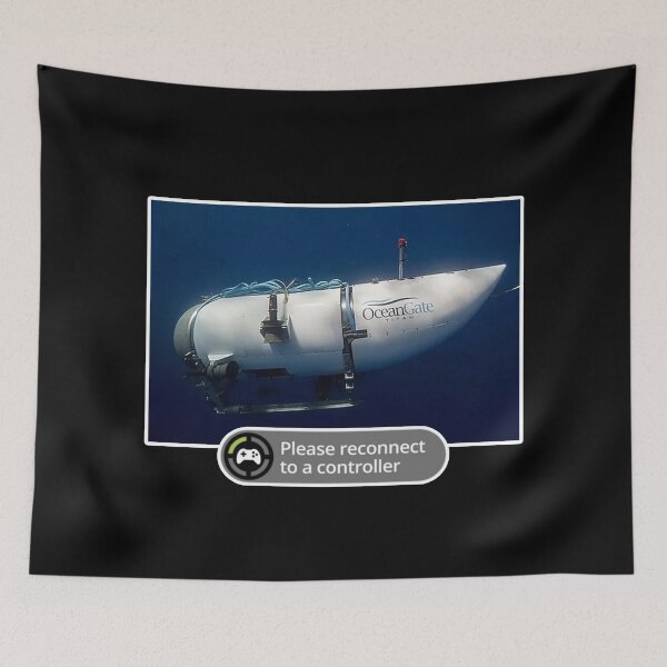 Item preview, Titanic Submarine Meme - Funny Dark Humor - Disconnected Notification designed and sold by StylishPlatypus.