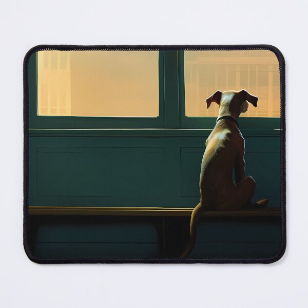 Item preview, Dog Realist Scene Oil Painting designed and sold by tropicaltee.