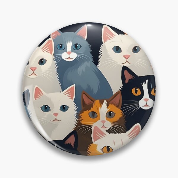 Item preview, Purr-fect Harmony: Adorable Cats Pattern designed and sold by imaginariumlab.
