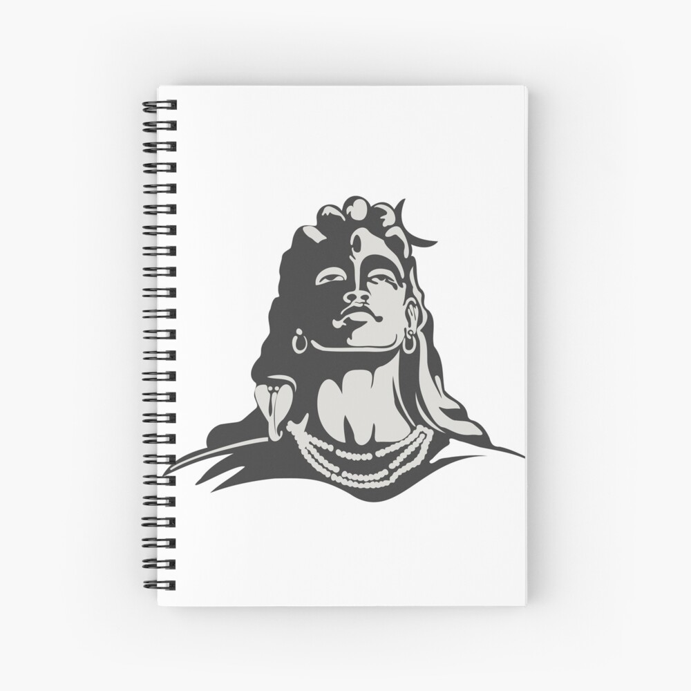 lord shiva smoking sketch