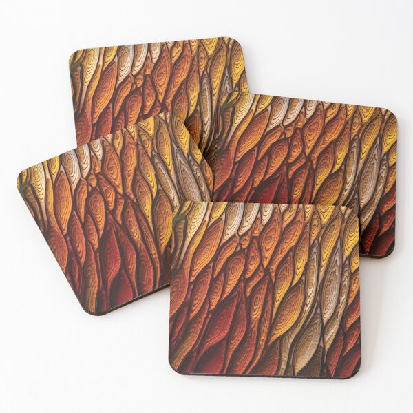 Item preview, Intricate Patterns in Warm Earth Tones - Abstract Photography Print designed and sold by PopPopGfx.