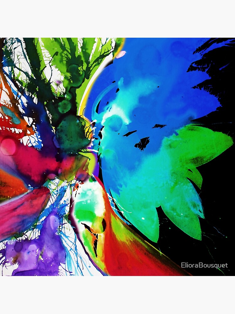 Aperçu 3 sur 3. Poster avec l'œuvre Eclosion 283-B créée et vendue par ElioraBousquet.