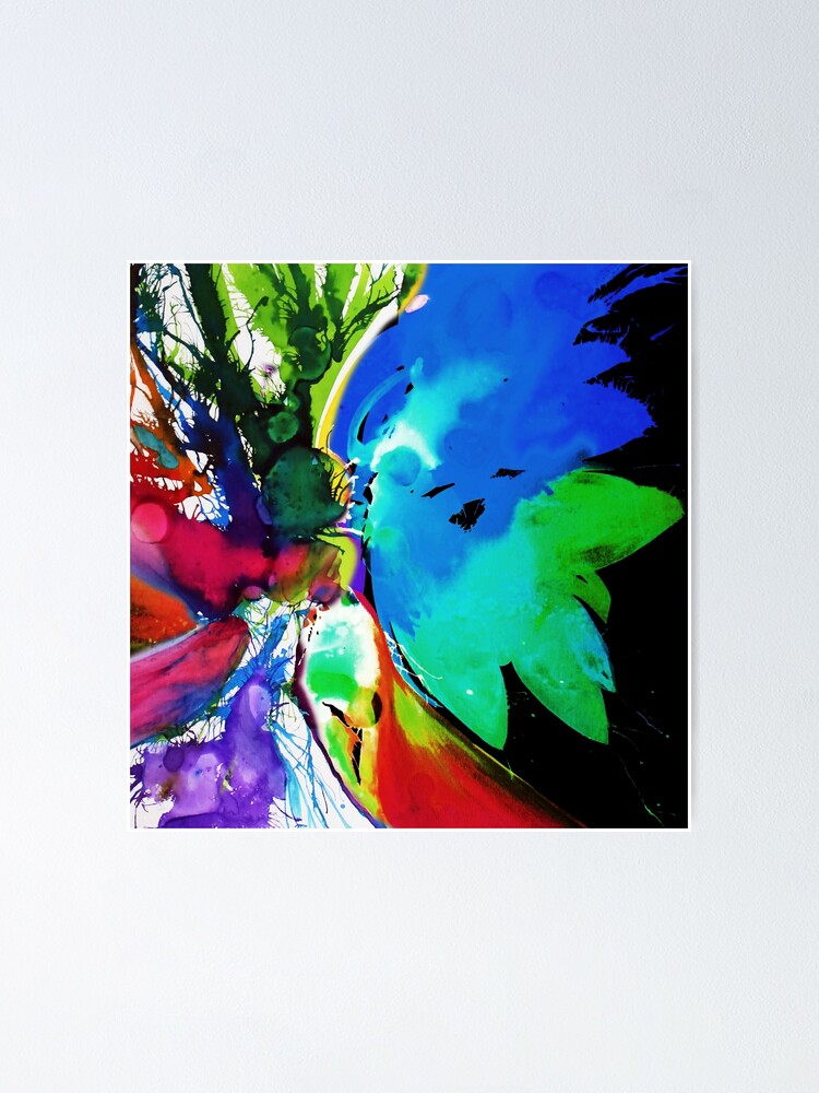 Aperçu 1 sur 3. Poster avec l'œuvre Eclosion 283-B créée et vendue par ElioraBousquet.