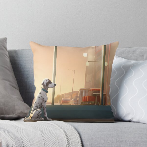Item preview, Dog Realist Scene Oil Painting designed and sold by tropicaltee.