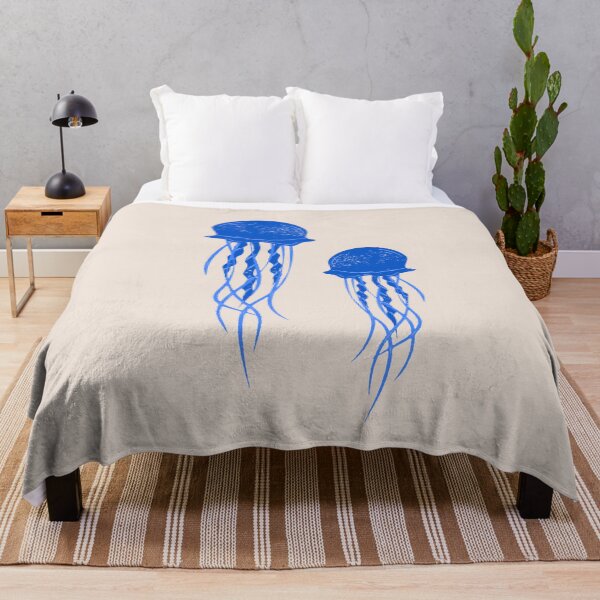 Item preview, Blue jellyfish  designed and sold by Allie Rockhill.